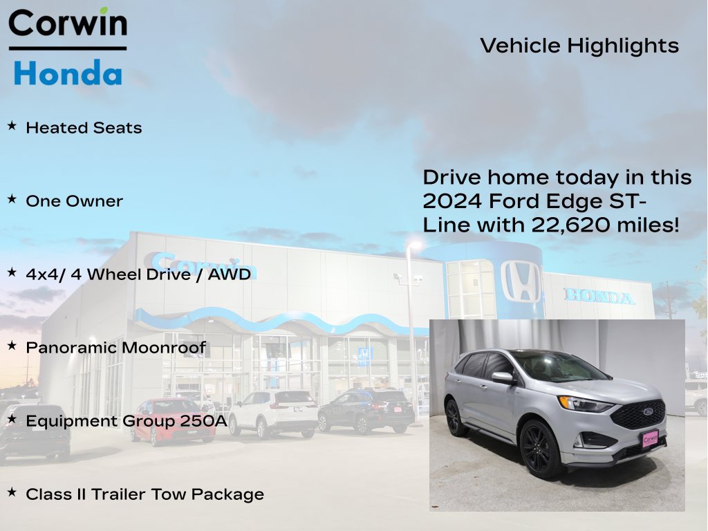 Used 2024 Ford Edge ST-Line w/ Class II Trailer Tow Package AWD/4WD image 7