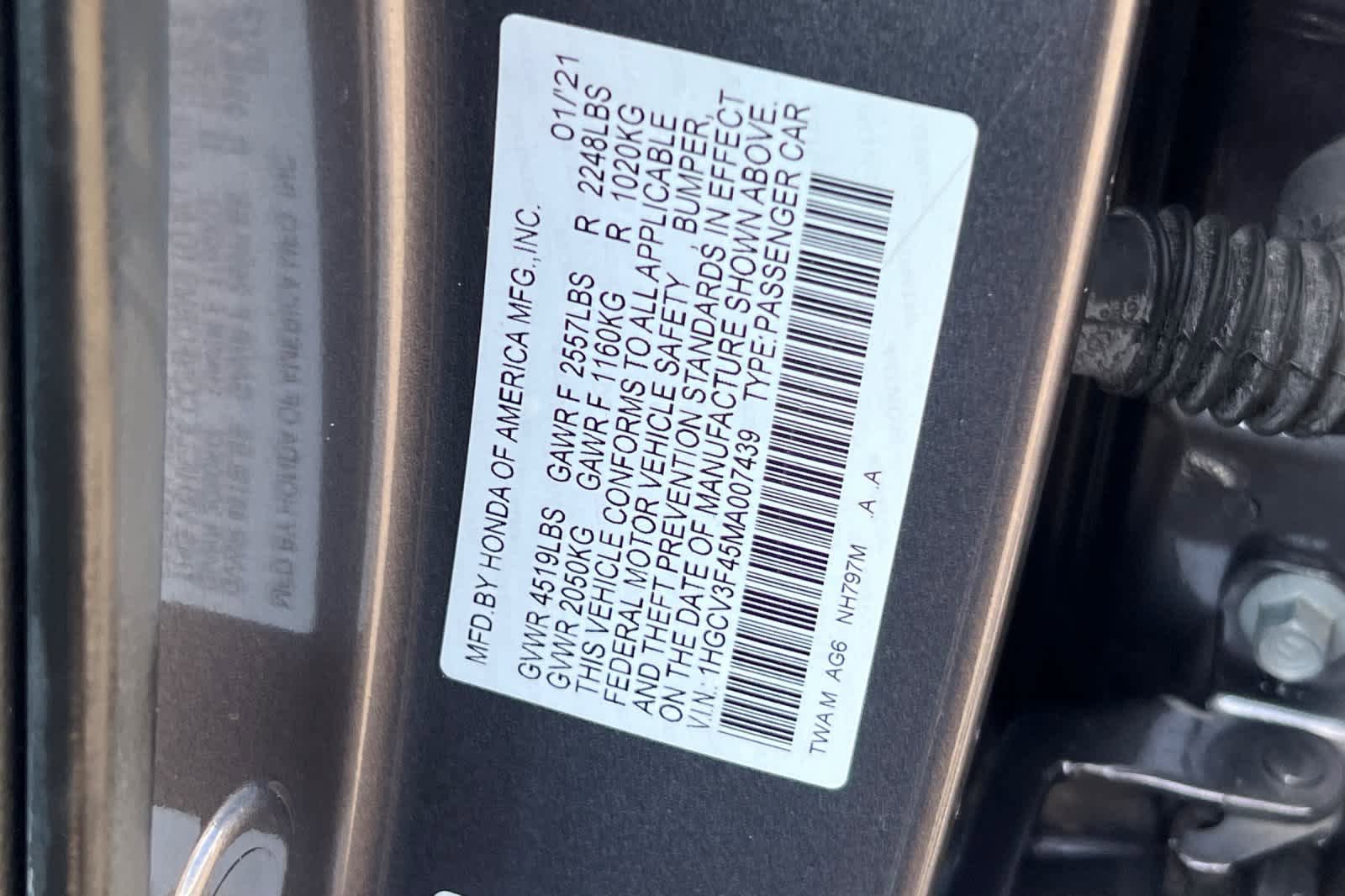 Used 2021 Honda Accord EX image 33