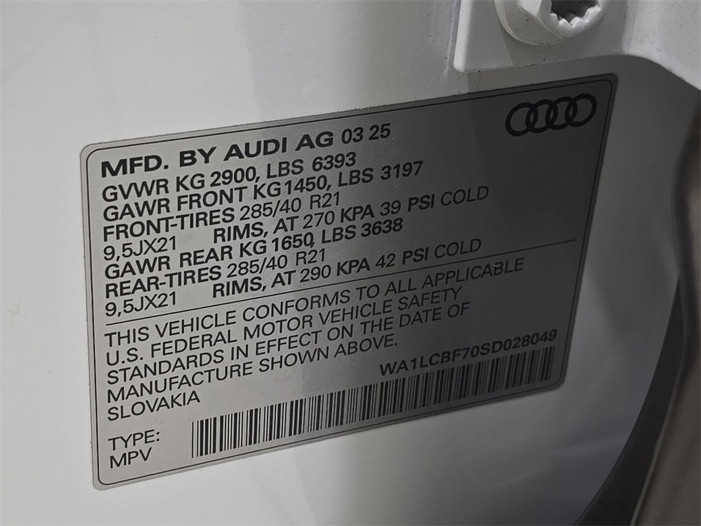 Certified 2025 Audi Q7 2.0T Premium Plus w/ Premium Plus Package image 36