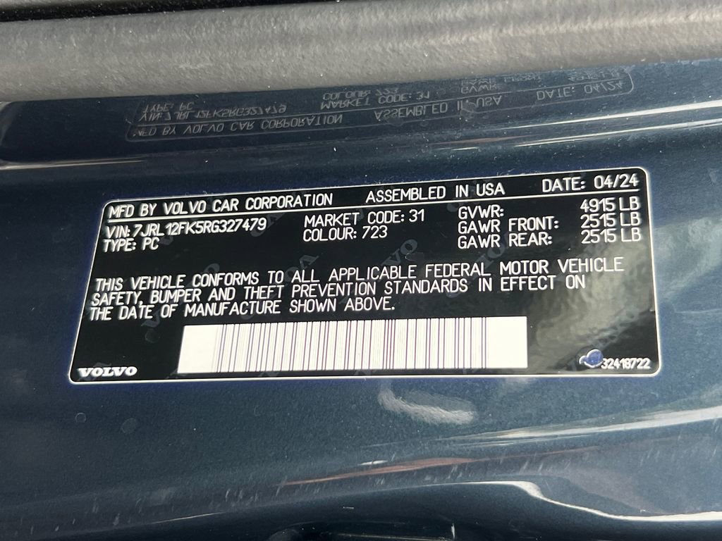 Used 2024 Volvo S60 B5 Core image 32