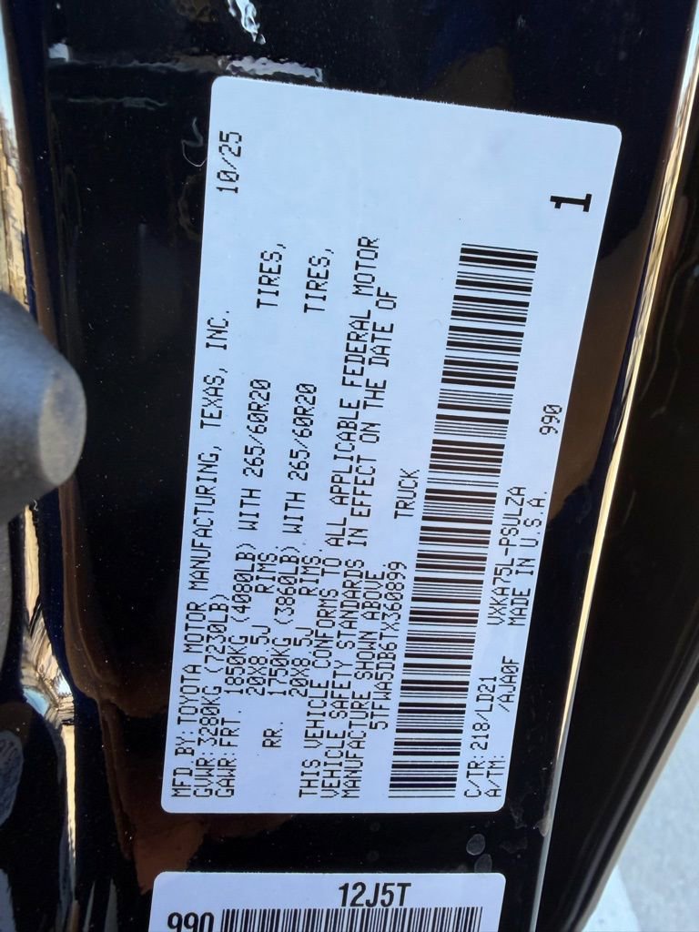 Used 2026 Toyota Tundra Limited w/ TRD Off-Road Package image 25