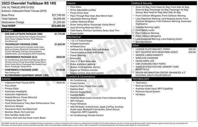 Used 2023 Chevrolet TrailBlazer RS w/ Sun and Liftgate Package video 2