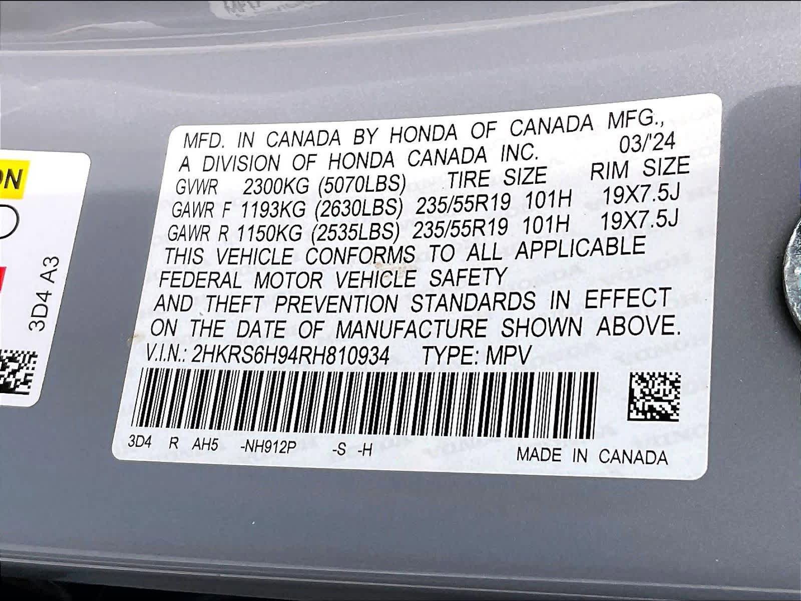 Certified 2024 Honda CR-V Sport Touring image 36