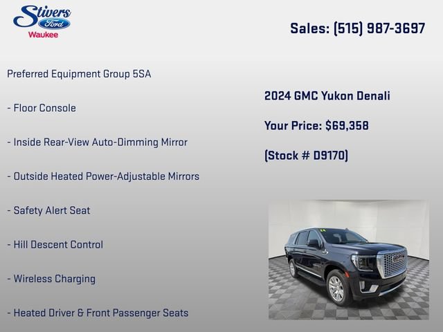 Used 2024 GMC Yukon Denali w/ Max Trailering Package AWD/4WD image 16