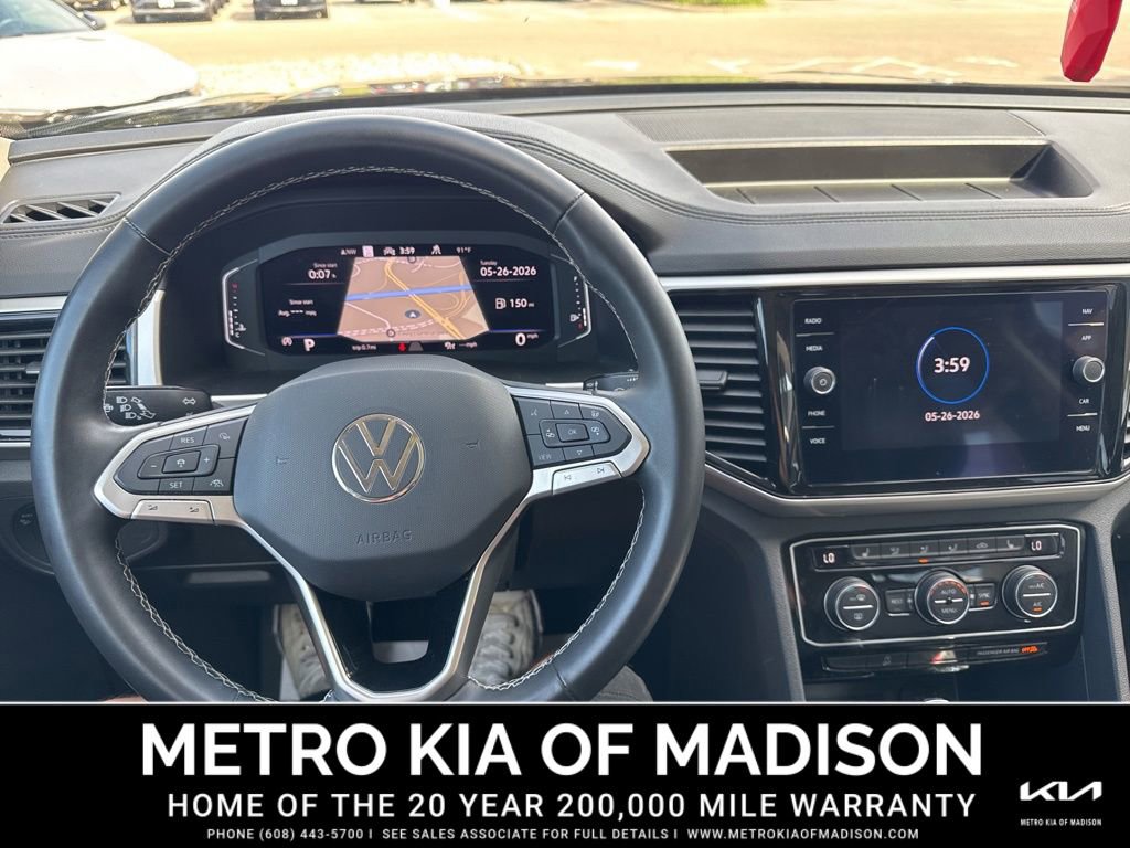 Used 2022 Volkswagen Atlas SEL AWD/4WD image 17