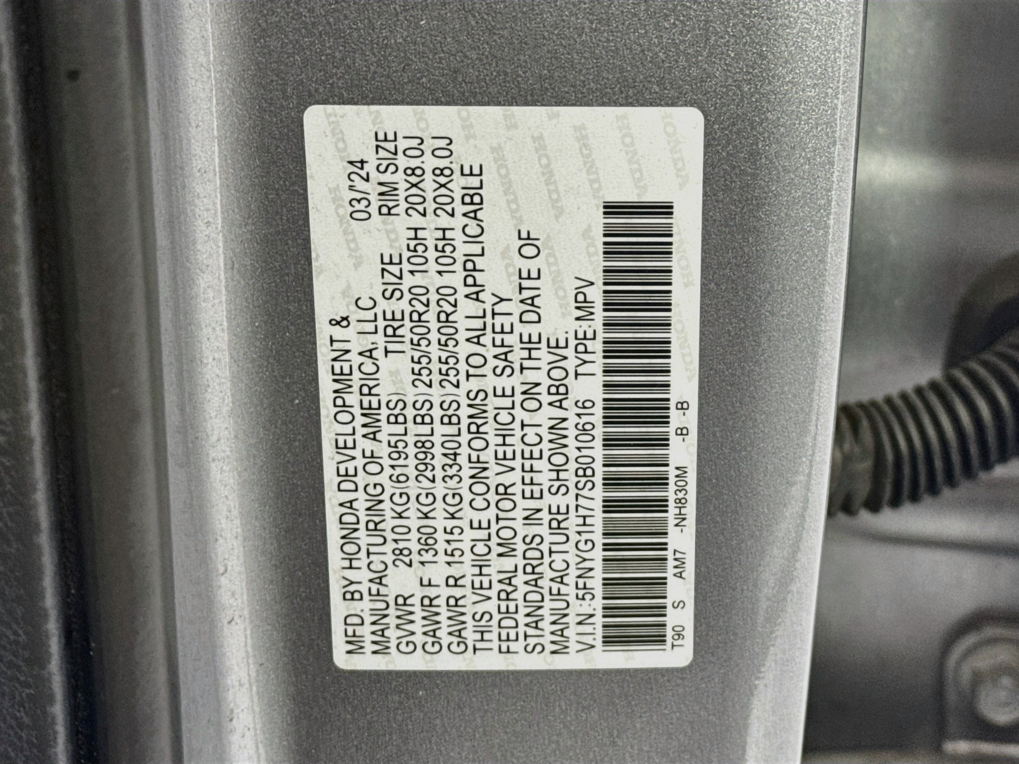 Certified 2025 Honda Pilot Touring image 35