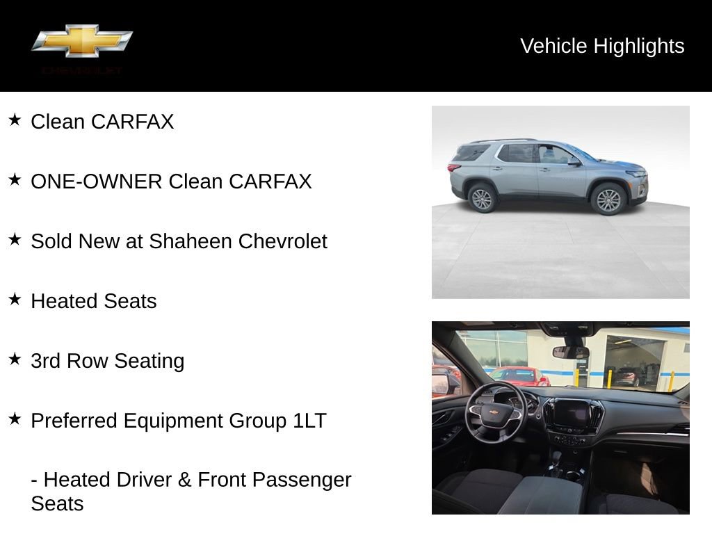 Used 2023 Chevrolet Traverse LT w/ LPO, Floor Liner Package AWD/4WD image 14