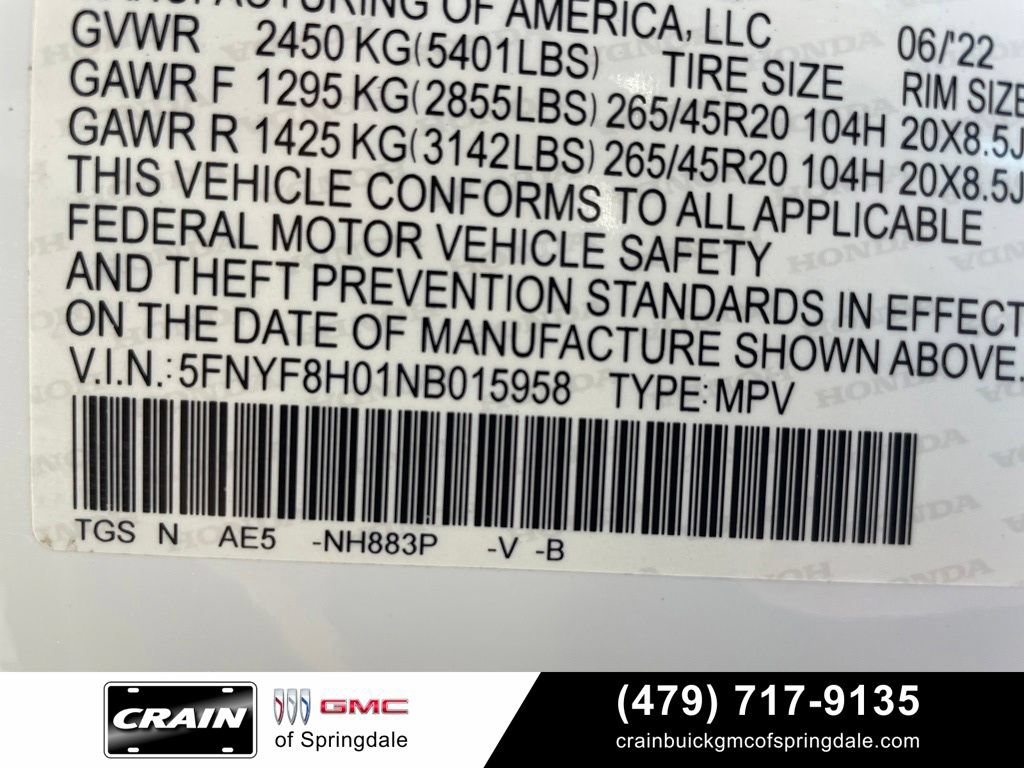 Used 2022 Honda Passport Elite image 33