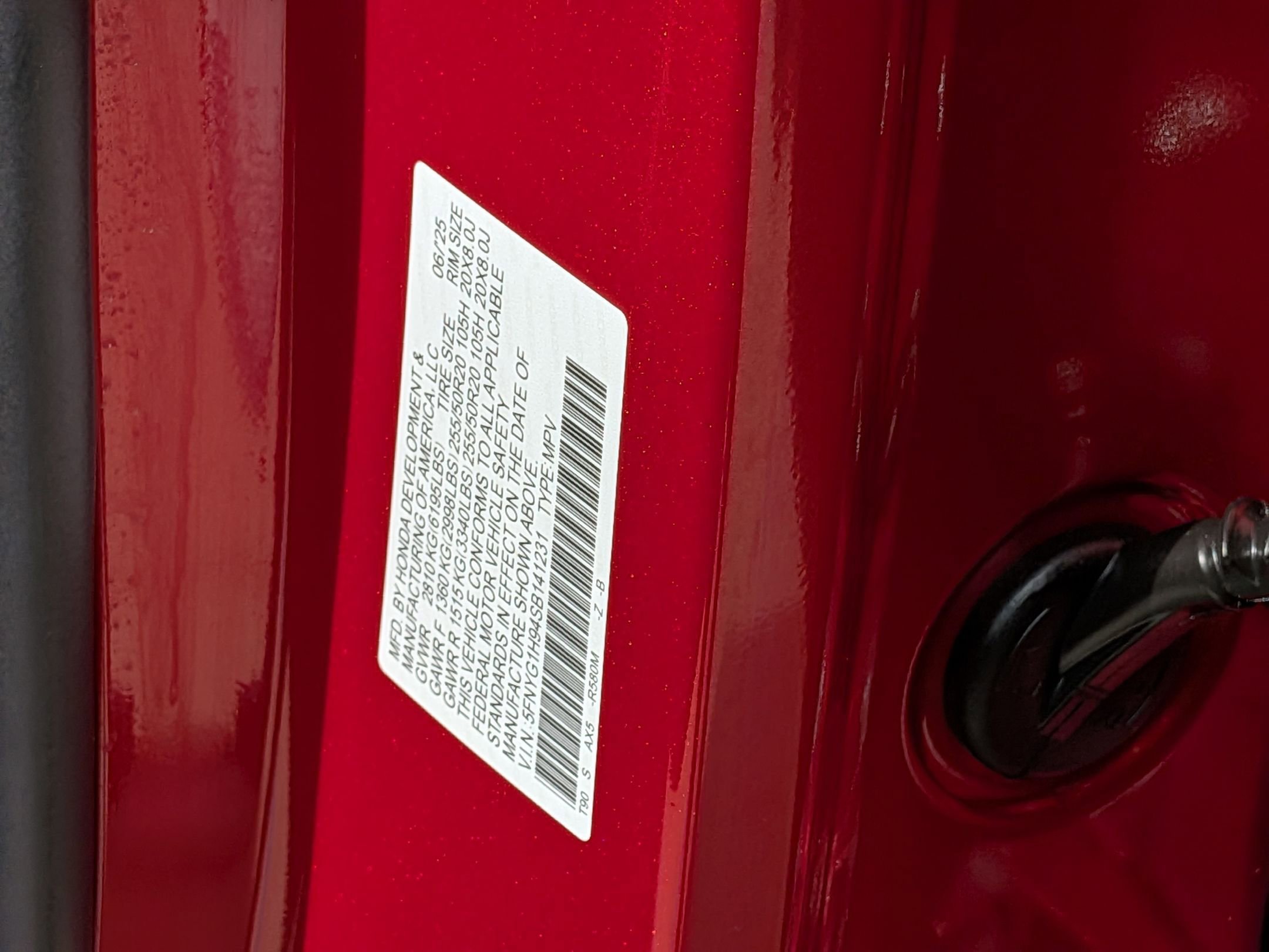 Certified 2025 Honda Pilot Black Edition image 36
