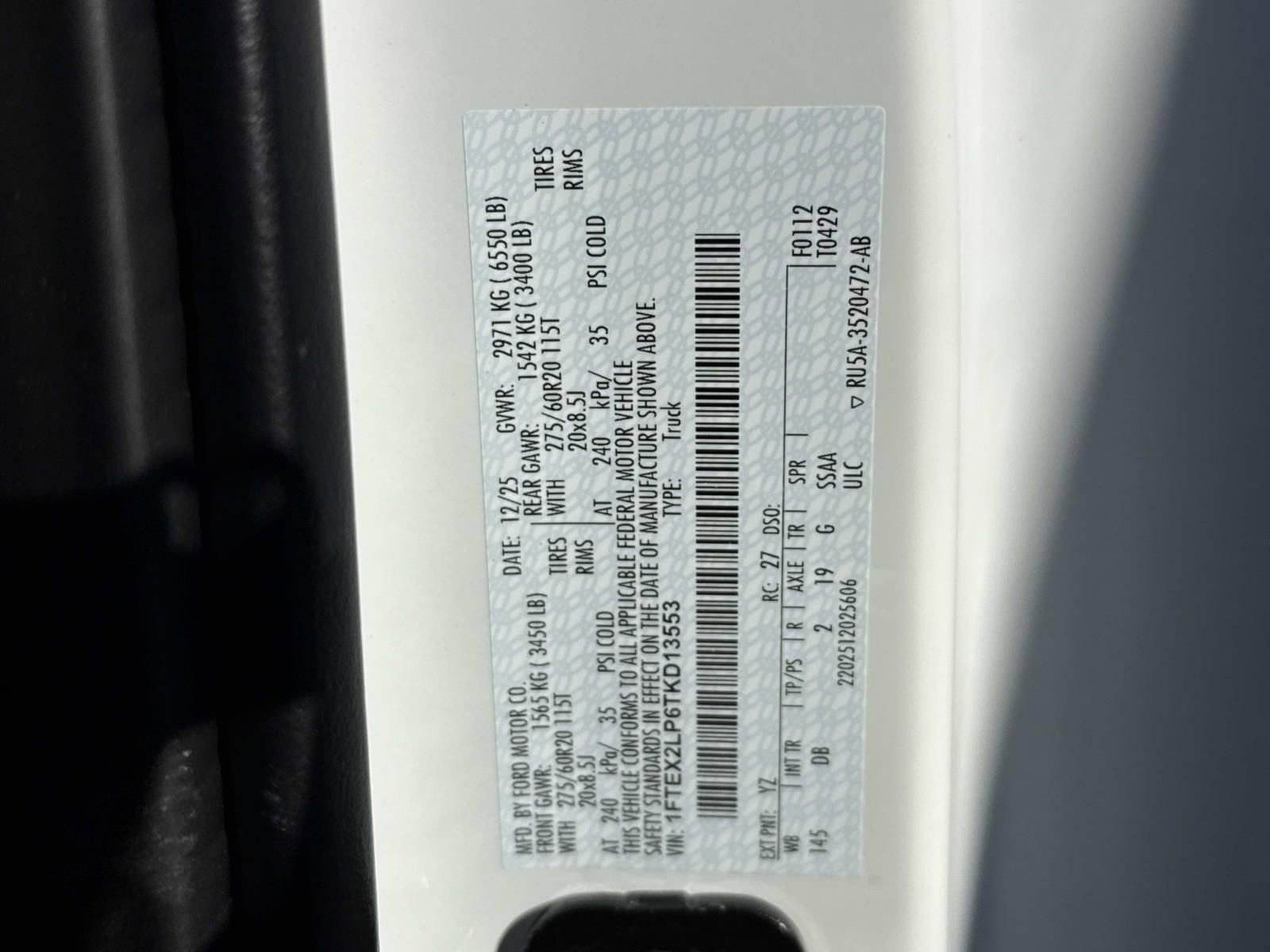 New 2026 Ford F150 STX w/ Equipment Group 200A image 21