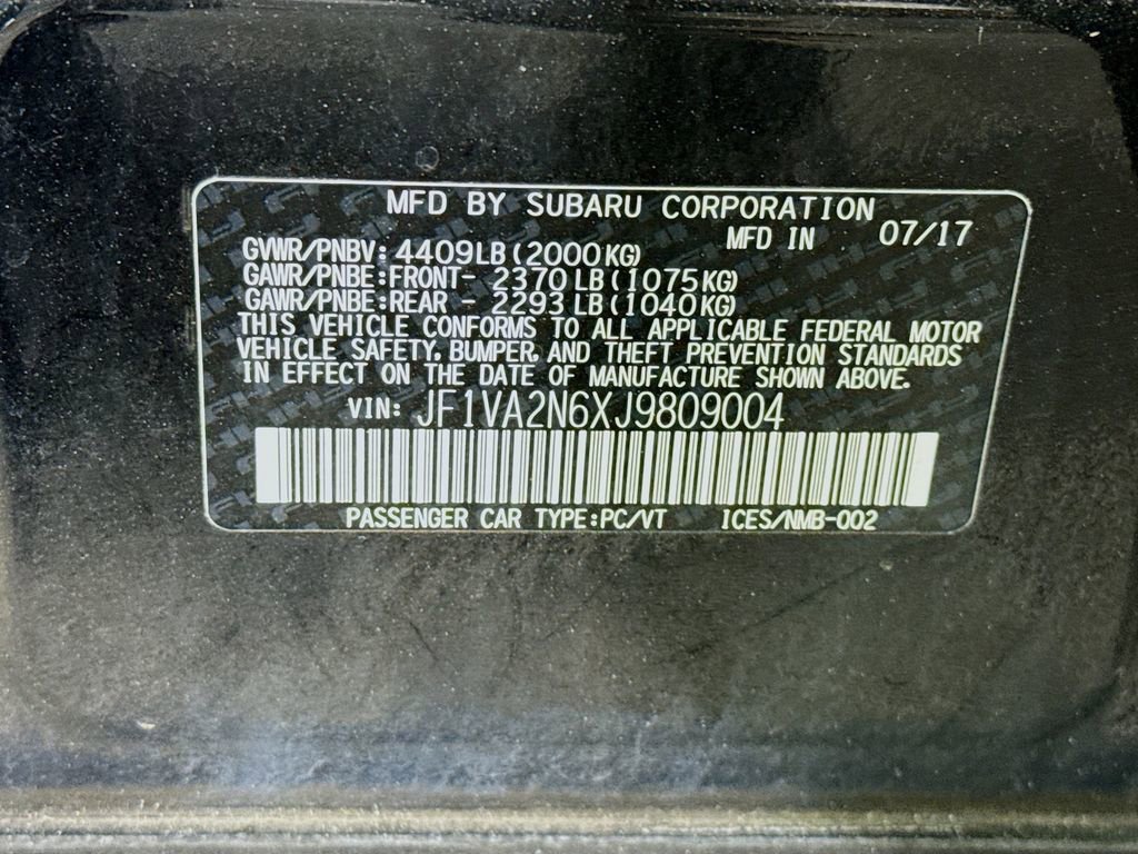 Used 2018 Subaru WRX STI image 34