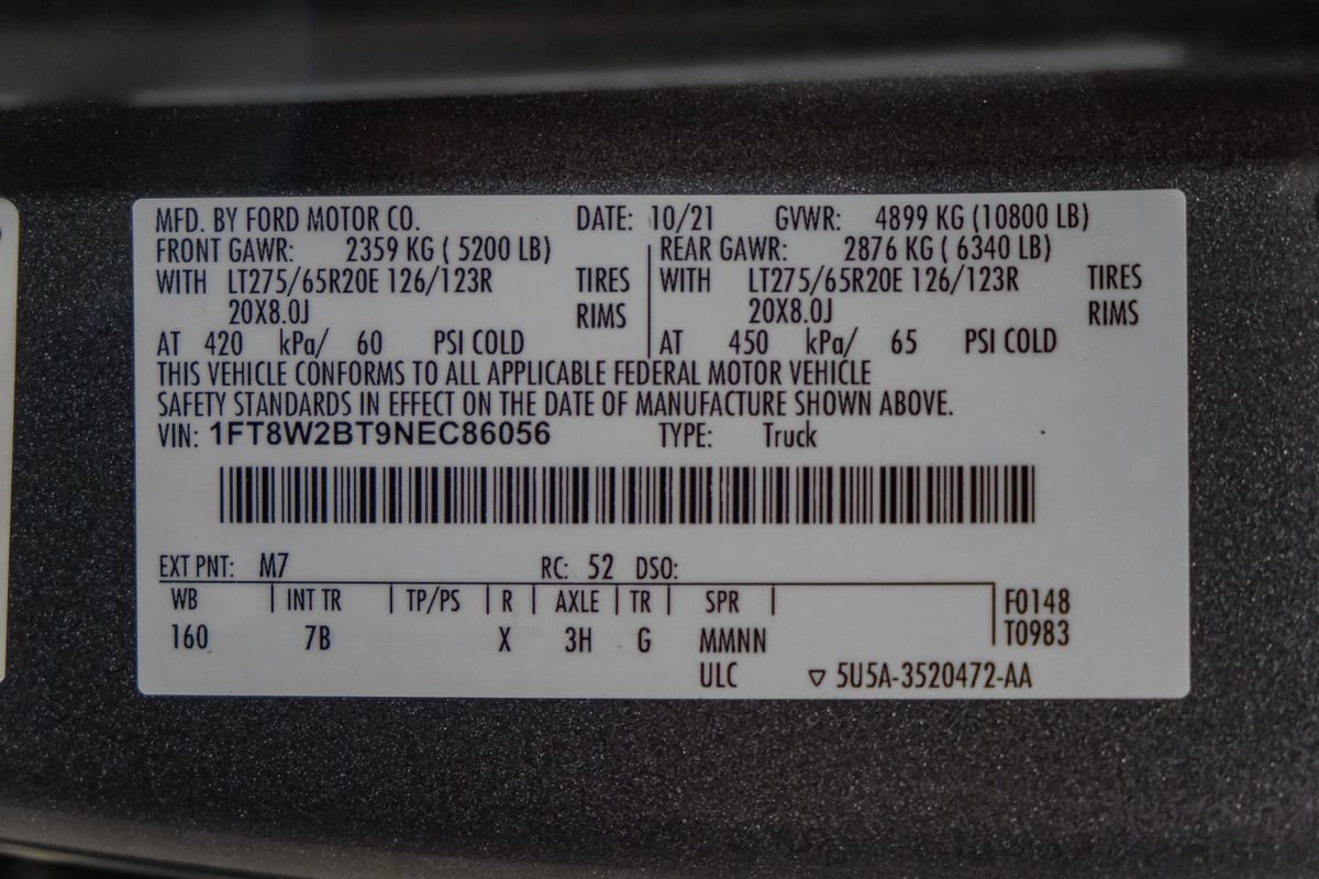 Used 2022 Ford F250 Platinum w/ FX4 Off-Road Package AWD/4WD image 69