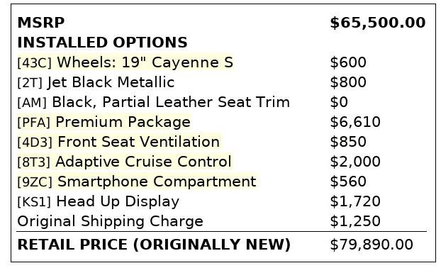 Used 2019 Porsche Cayenne AWD/4WD image 4