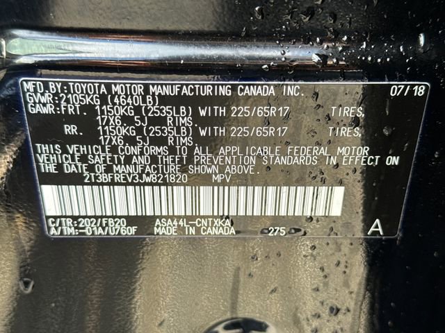 Used 2018 Toyota RAV4 LE w/ All Weather Liner Package image 19