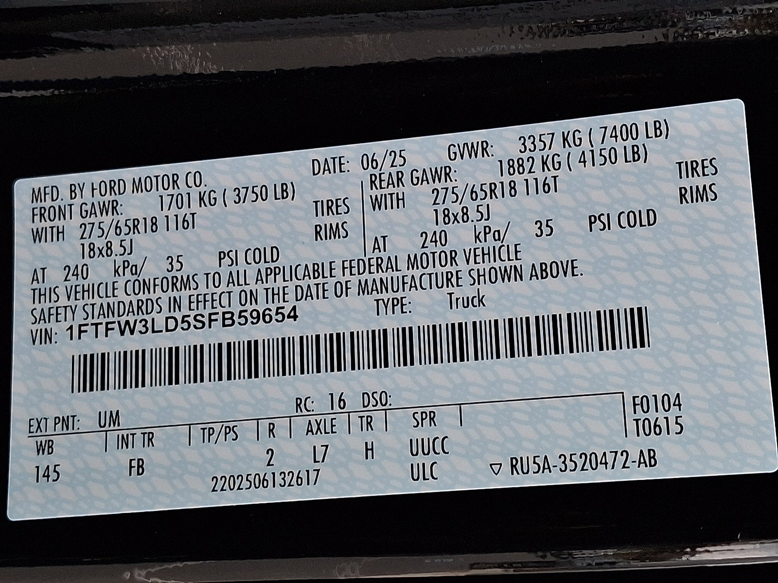 Certified 2025 Ford F150 XLT w/ Equipment Group 302A MID image 28