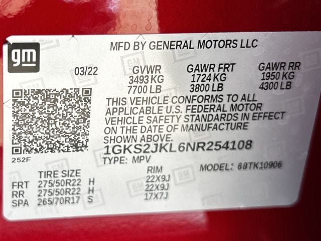 Used 2022 GMC Yukon XL Denali w/ Denali Premium Package AWD/4WD image 38