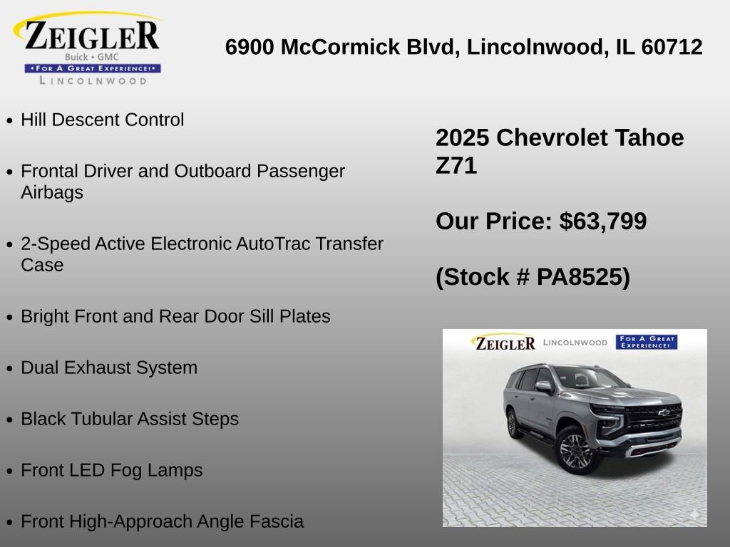 Used 2025 Chevrolet Tahoe Z71 AWD/4WD image 30