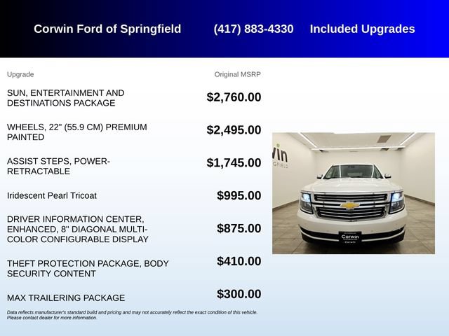 Used 2016 Chevrolet Tahoe LTZ RWD image 5