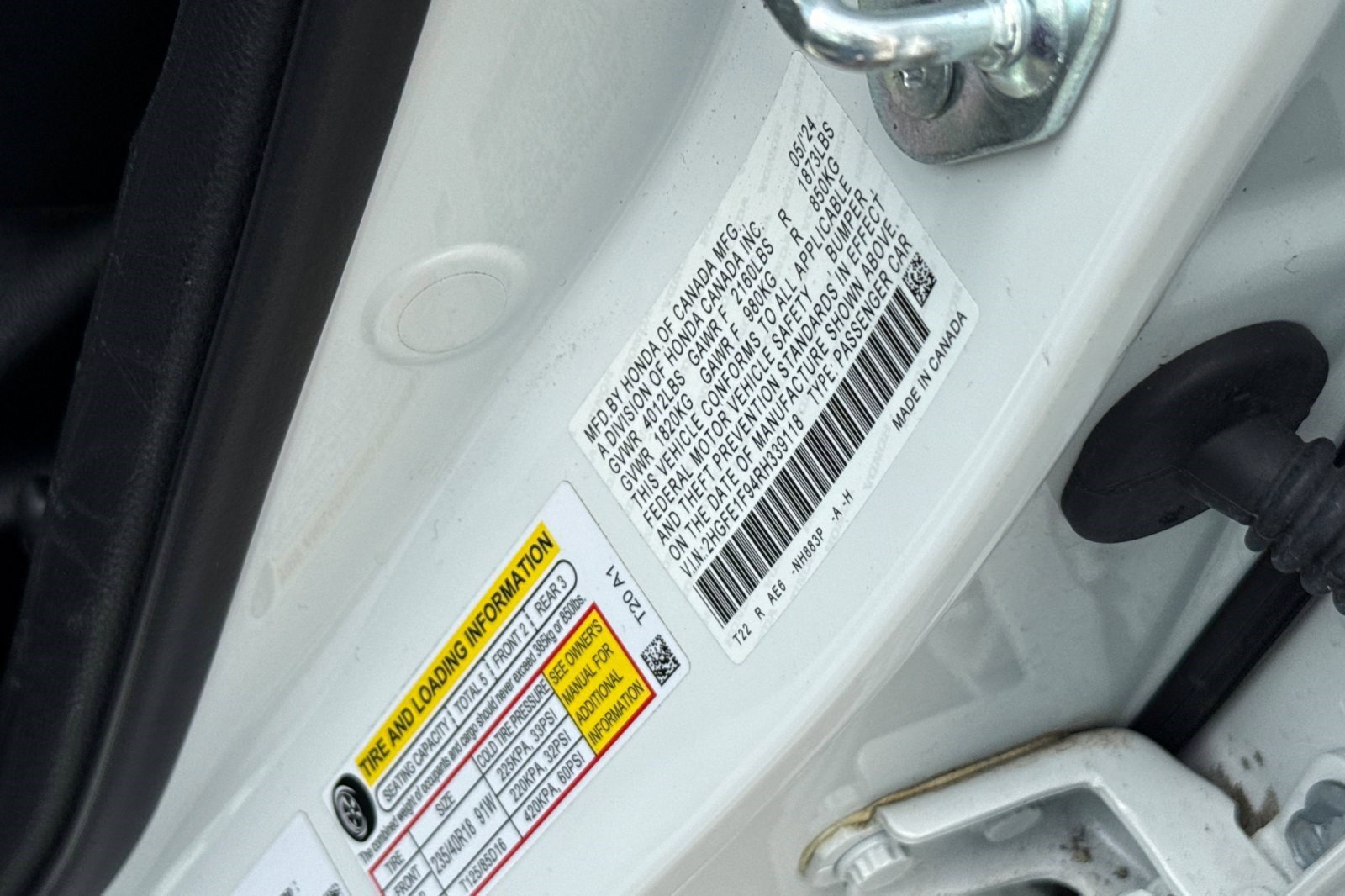 Certified 2024 Honda Civic Touring image 23