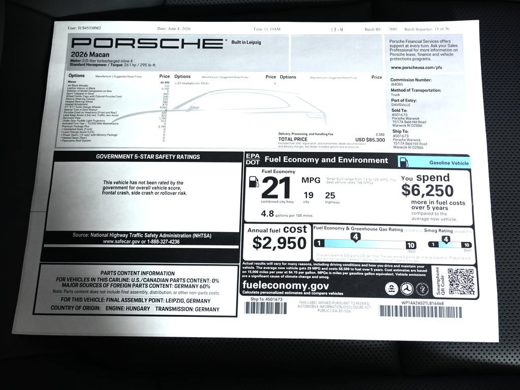 New 2026 Porsche Macan AWD/4WD image 39