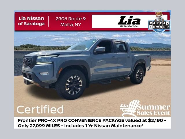Certified 2023 Nissan Frontier PRO-4X w/ Pro Convenience Package