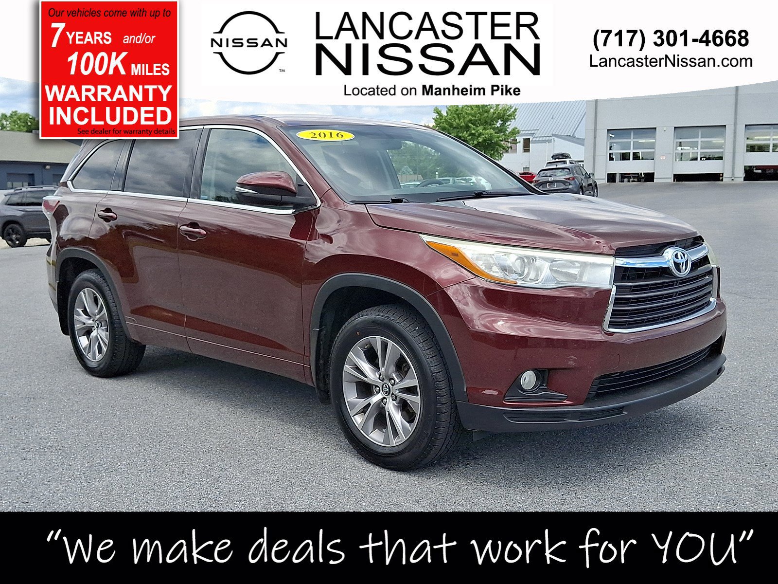 Used 2016 Toyota Highlander Plus