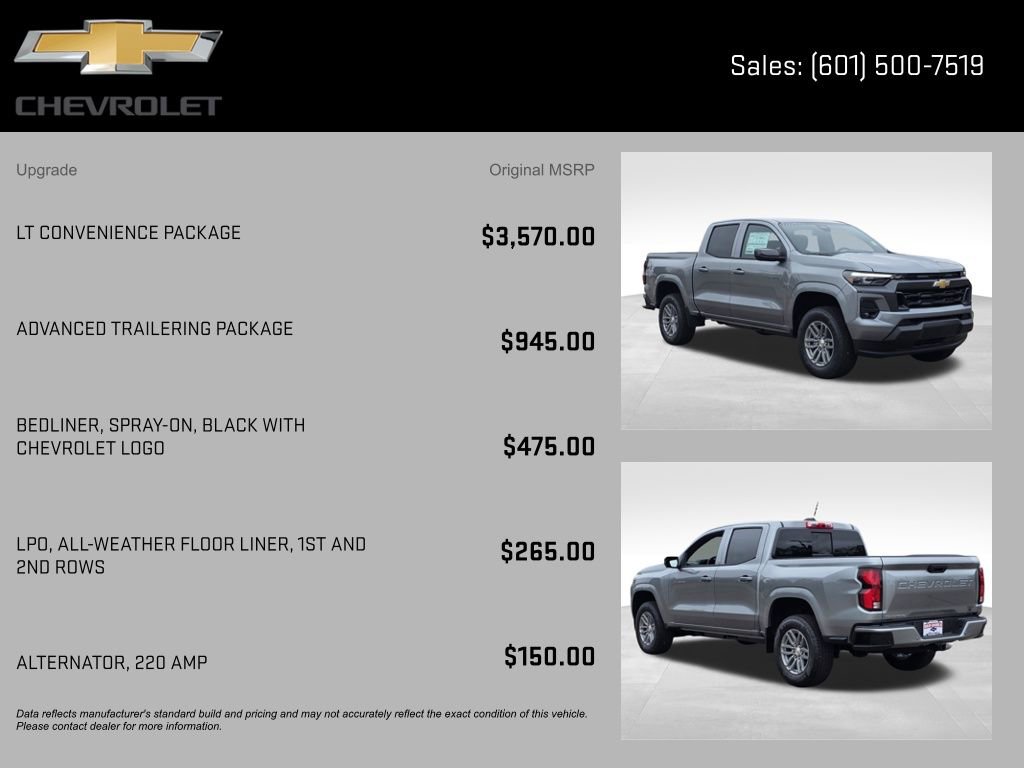 New 2026 Chevrolet Colorado LT w/ LT Convenience Package RWD image 8