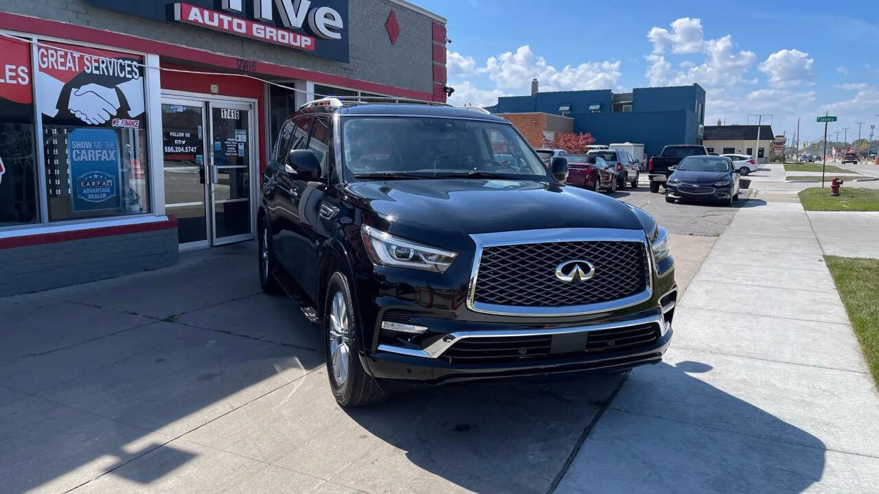 Used 2019 INFINITI QX80 Luxe w/ Proassist Package image 2