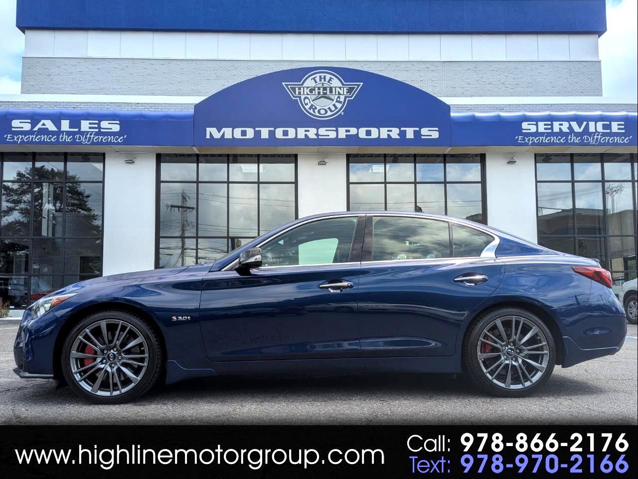 Used 2018 INFINITI Q50 Red Sport 400 w/ Proactive Package