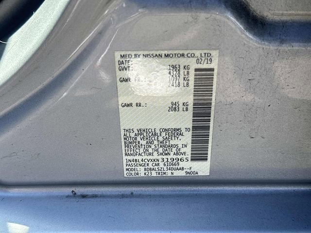 Used 2019 Nissan Altima 2.5 SR w/ SR Premium Package image 30