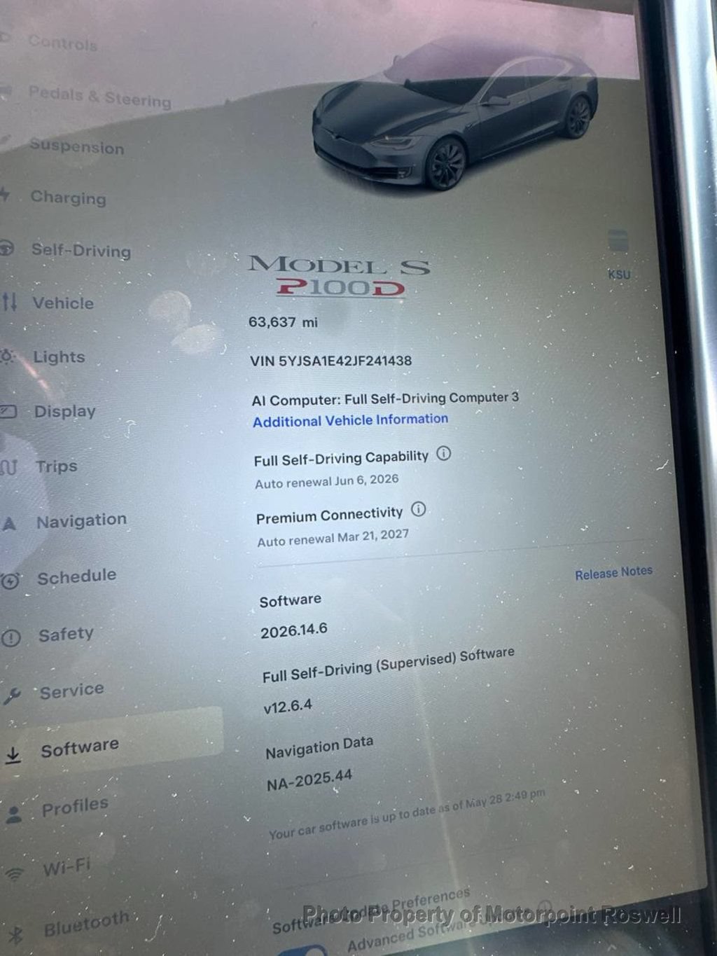 Used 2018 Tesla Model S P100D AWD/4WD image 3