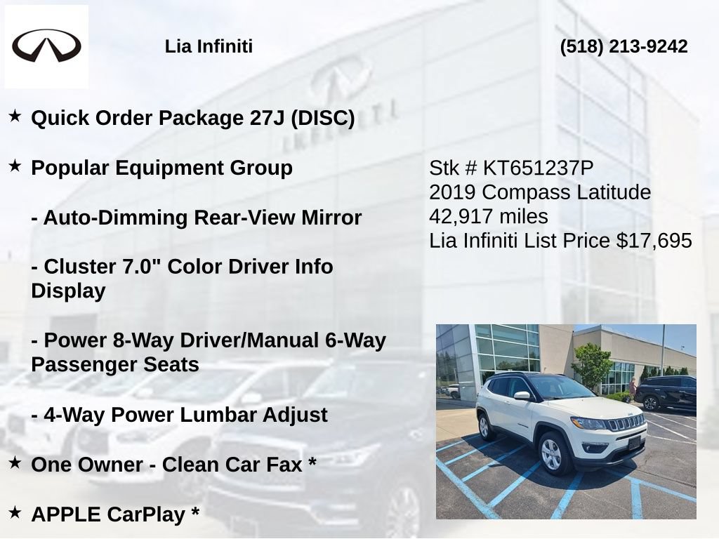 Used 2019 Jeep Compass Latitude w/ Popular Equipment Group AWD/4WD image 10