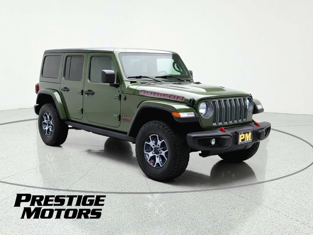Used 2021 Jeep Wrangler Unlimited Rubicon w/ Uconnect 4C Nav & Sound Group