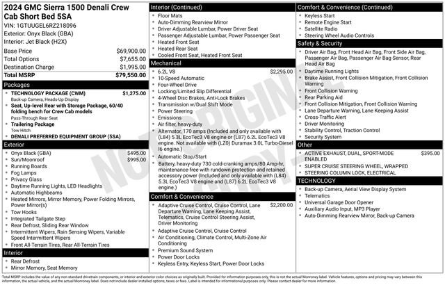 Used 2024 GMC Sierra 1500 Denali w/ Technology Package image 31