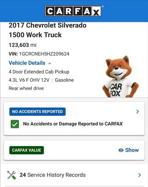 Used 2017 Chevrolet Silverado 1500 W/T RWD image 4