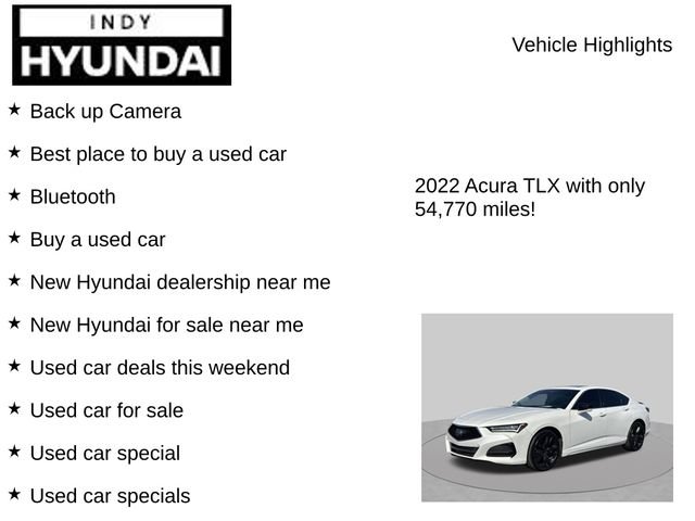 Used 2022 Acura TLX w/ Technology Package FWD image 7