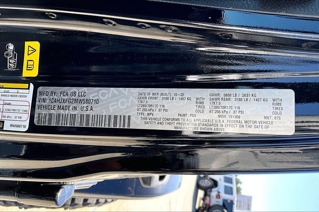 Certified 2021 Jeep Wrangler Unlimited Rubicon image 31