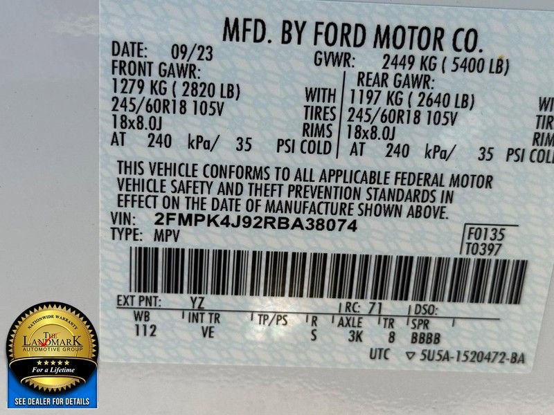 Used 2024 Ford Edge SEL image 21