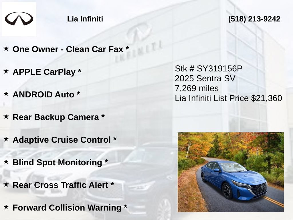 Used 2025 Nissan Sentra SV FWD image 10