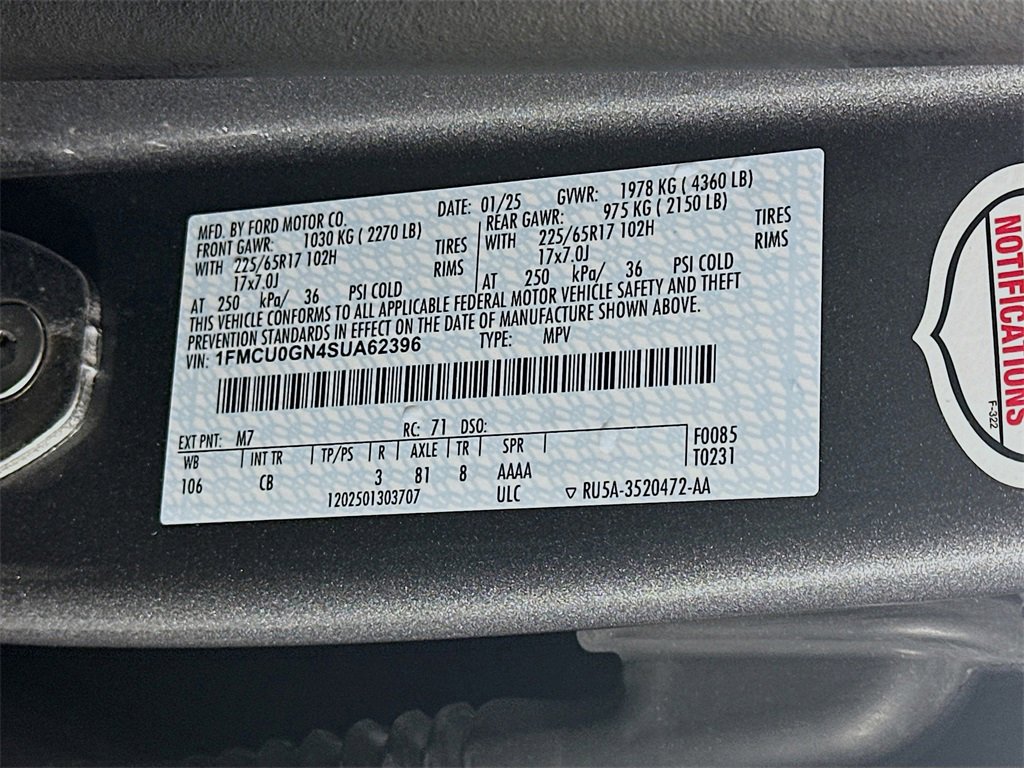 Used 2025 Ford Escape Active image 33