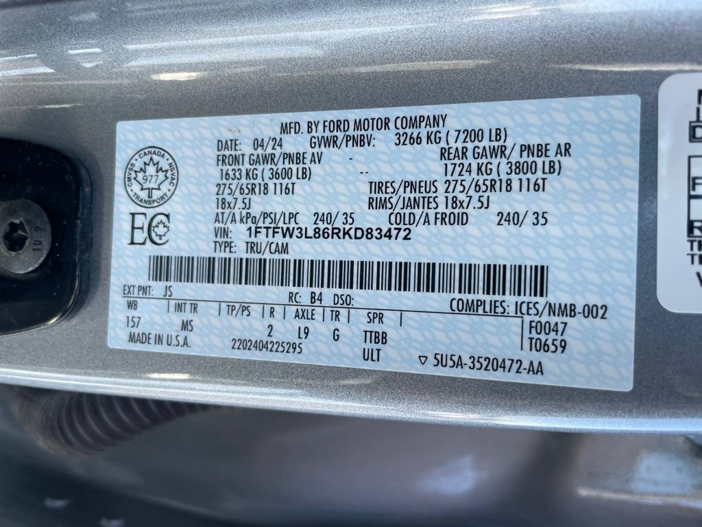 Used 2024 Ford F150 XLT w/ Tow/Haul Package AWD/4WD image 43