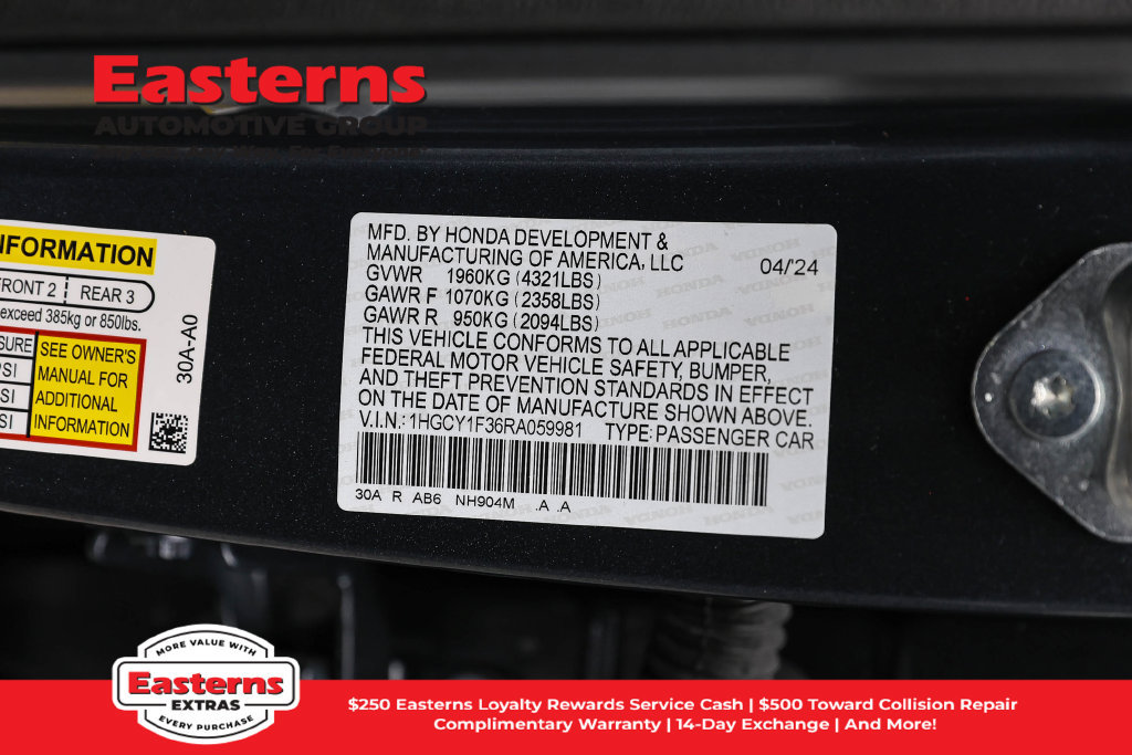 Used 2024 Honda Accord EX image 36