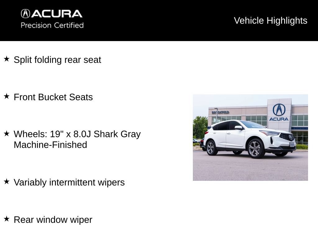 Certified 2025 Acura RDX SH-AWD w/ Technology Package image 21
