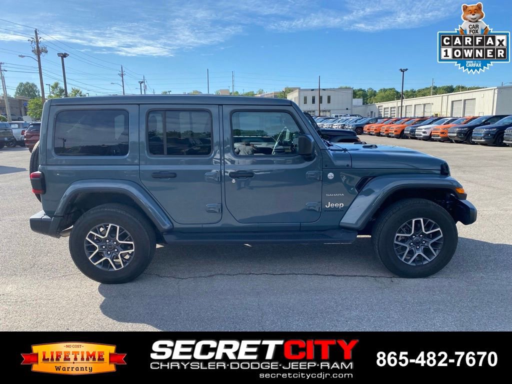 Used 2024 Jeep Wrangler Unlimited Sahara w/ Safety Group AWD/4WD image 4