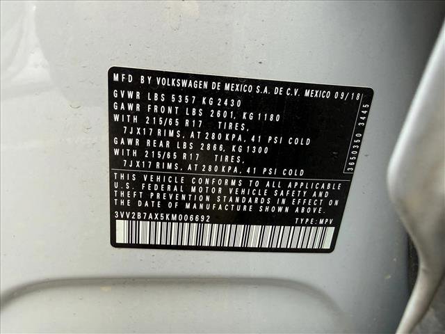 Used 2019 Volkswagen Tiguan SE image 25