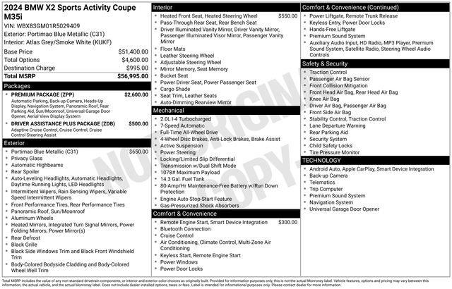 Certified 2024 BMW X2 M35i image 2