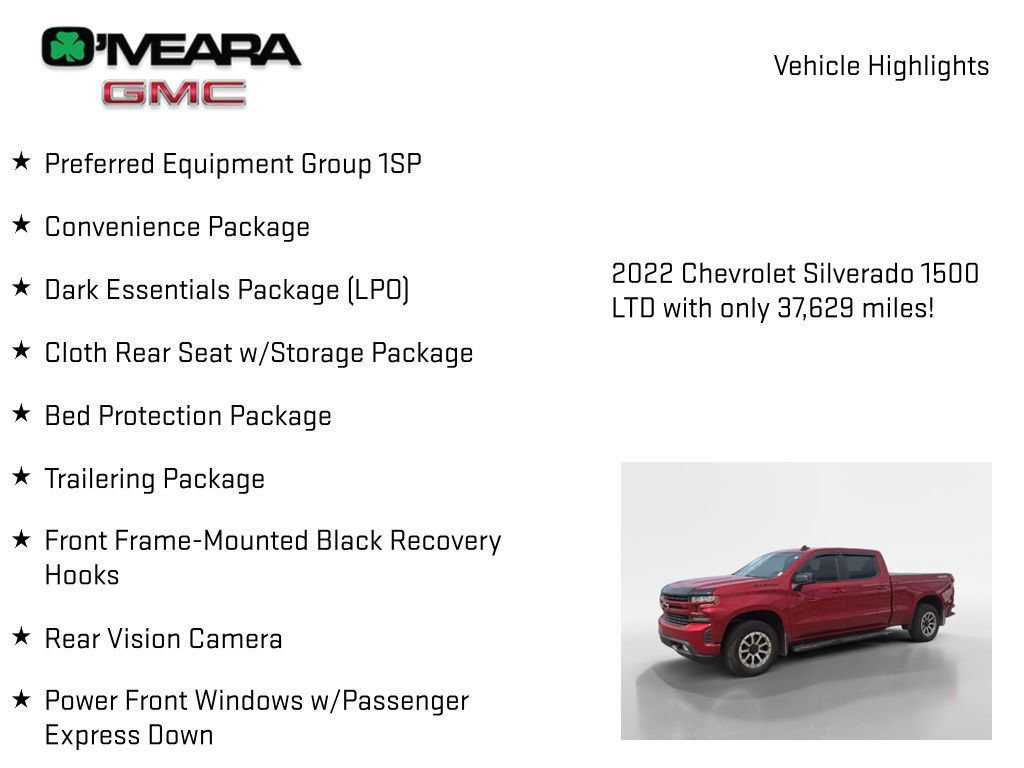 Used 2022 Chevrolet Silverado 1500 RST w/ Bed Protection Package AWD/4WD image 7