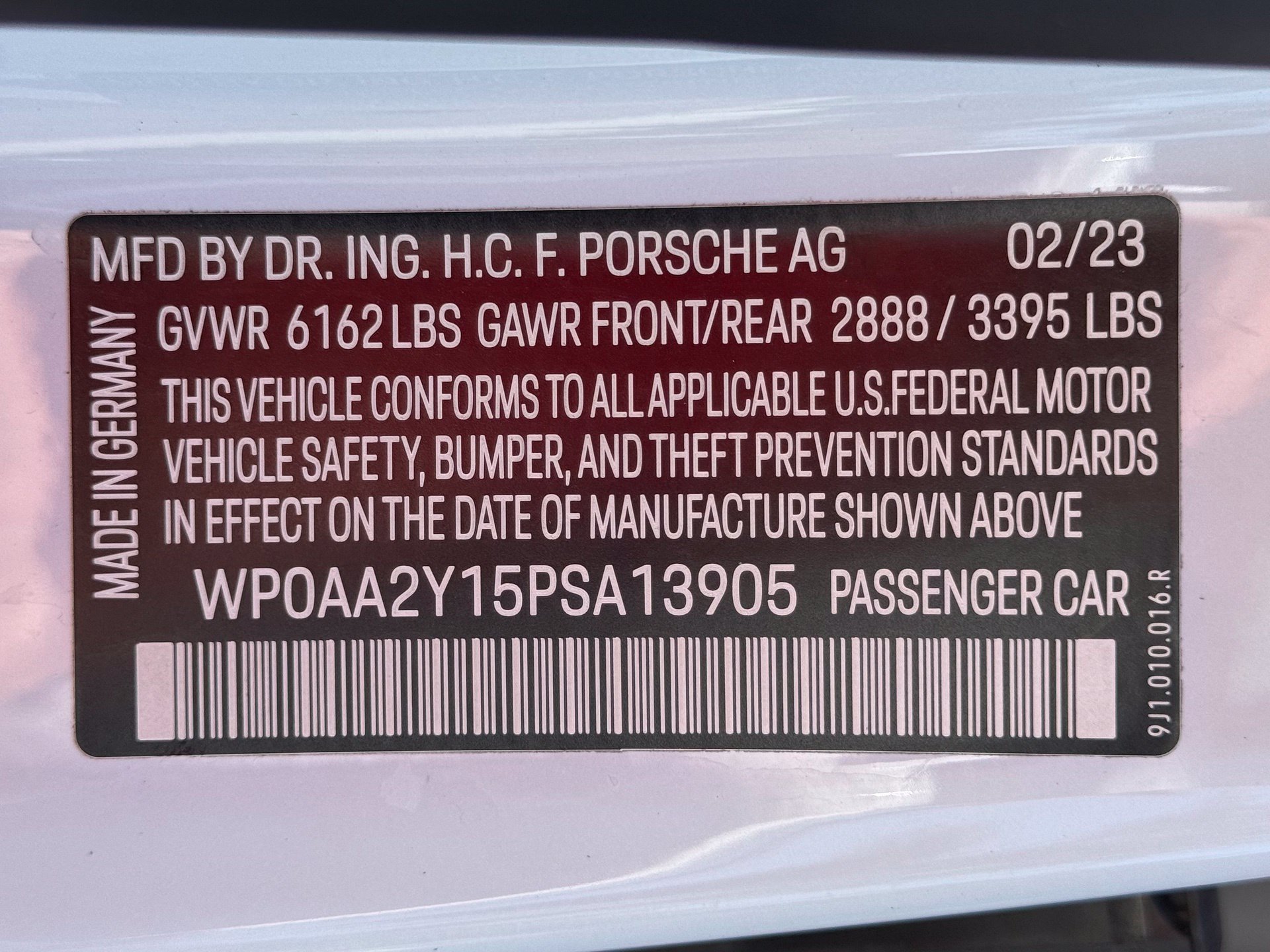 Certified 2023 Porsche Taycan RWD image 39
