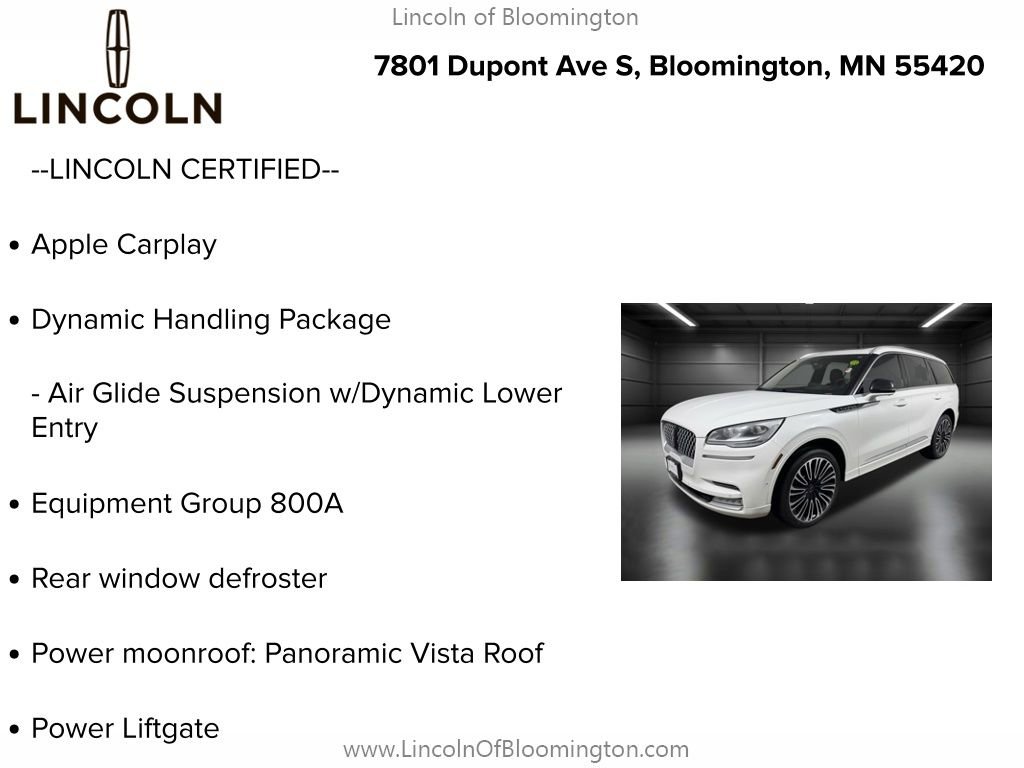 Used 2023 Lincoln Aviator Black Label w/ Dynamic Handling Package image 5