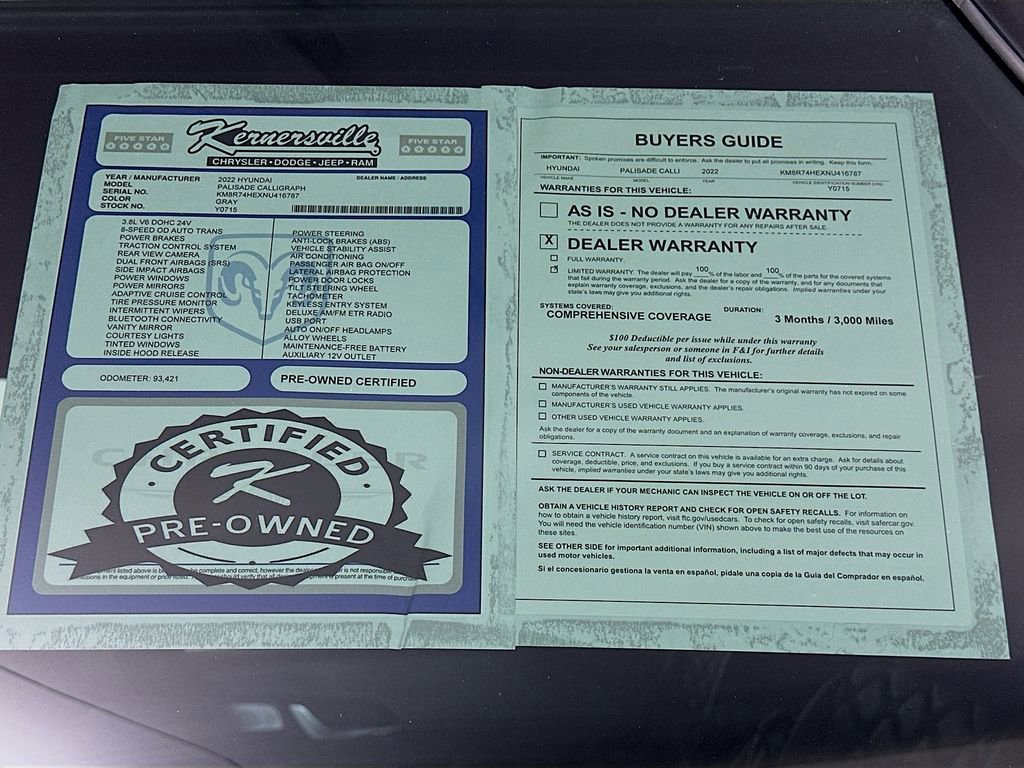 Used 2022 Hyundai Palisade Calligraphy w/ Winter Package image 38